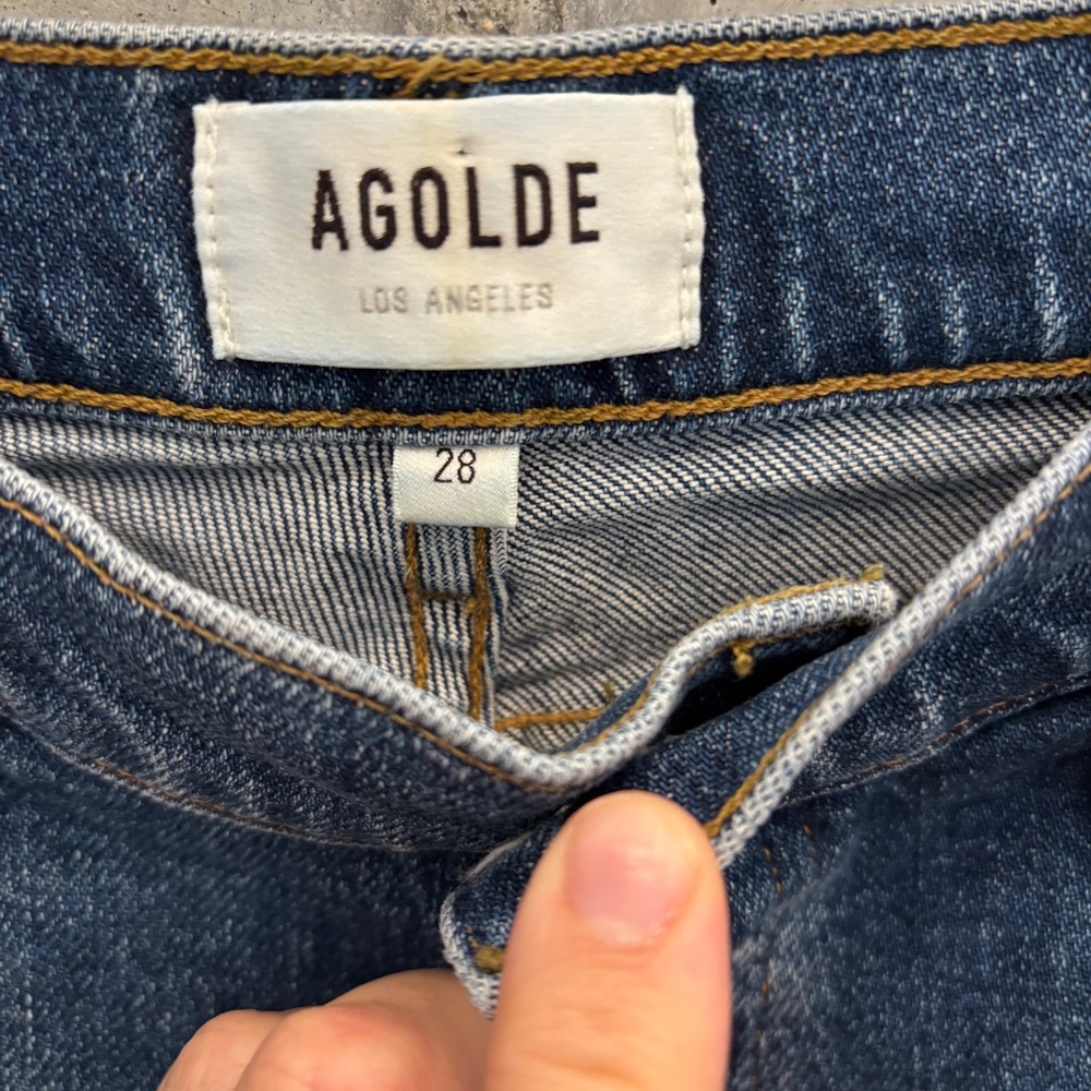 Agolde Nico High Rise Slim Jeans, Size 28, Style #A093E-1256 - Picture 3 of 9